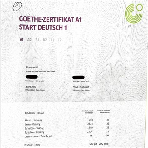 www goethe de result 2024 online|Information on the exam results .